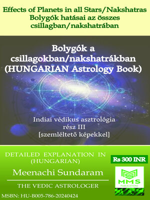 cover image of A bolygók hatásai az összes csillagban/nakshatrában (Hungarian)